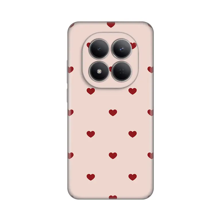 Torbica Silikonska Print za Xiaomi Redmi Note 15 Pro 5G Beige Hearts