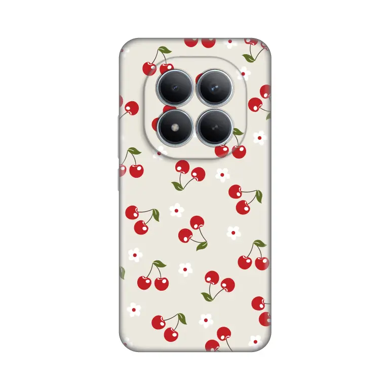 Torbica Silikonska Print za Xiaomi Redmi Note 15 Pro Plus 5G Cherry And Flowers