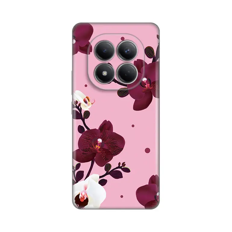 Torbica Silikonska Print Skin za Xiaomi Redmi Note 15 Pro 4G Pink Orchid