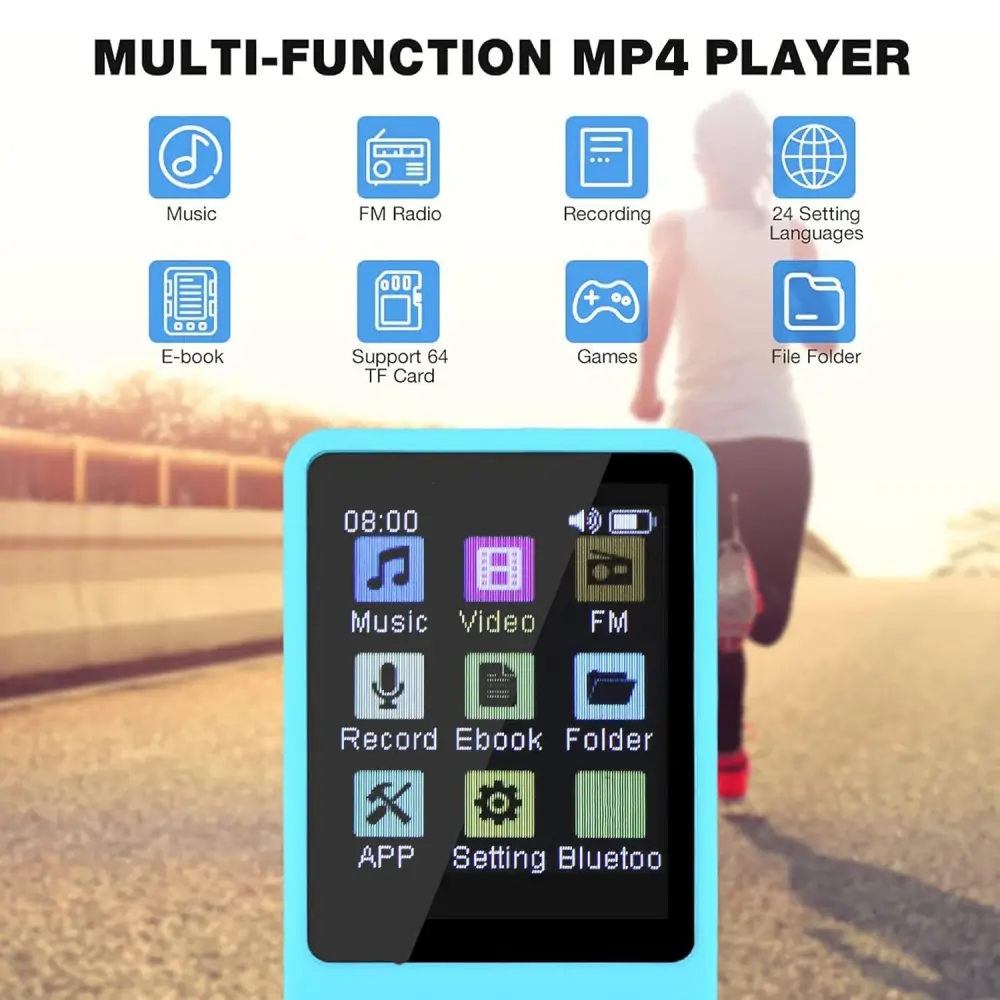 MP4 Player JWD 8GB Plavi