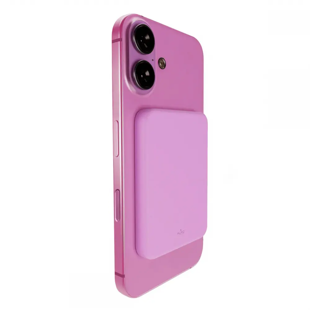Power Bank Prenosiva Baterija PURO Magsafe 4200mah Pink