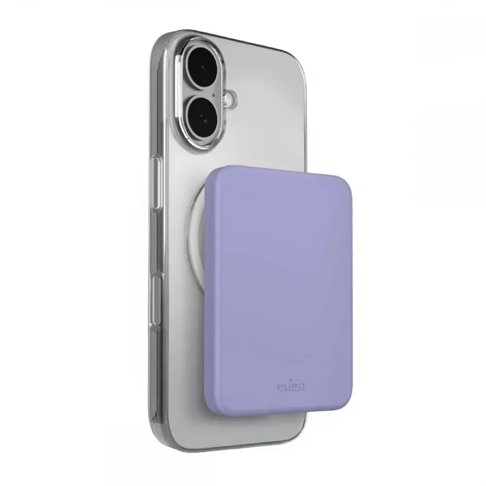 Power Bank Prenosiva Baterija PURO Magsafe 4200mah Ljubicasta