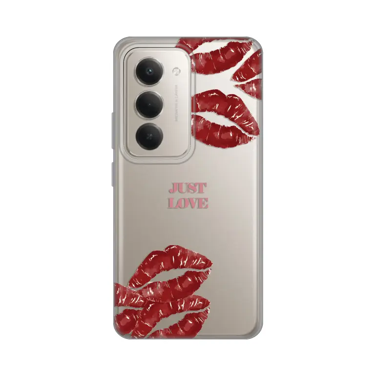 Torbica Silikonska Print Skin za Xiaomi Redmi 15 4G Just Love Pink