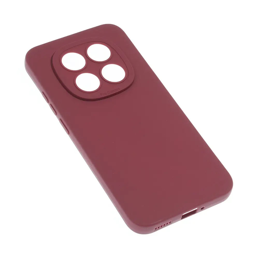 Torbica Silikon Pro Camera za Xiaomi Redmi Note 15 Pro 5G Bordo