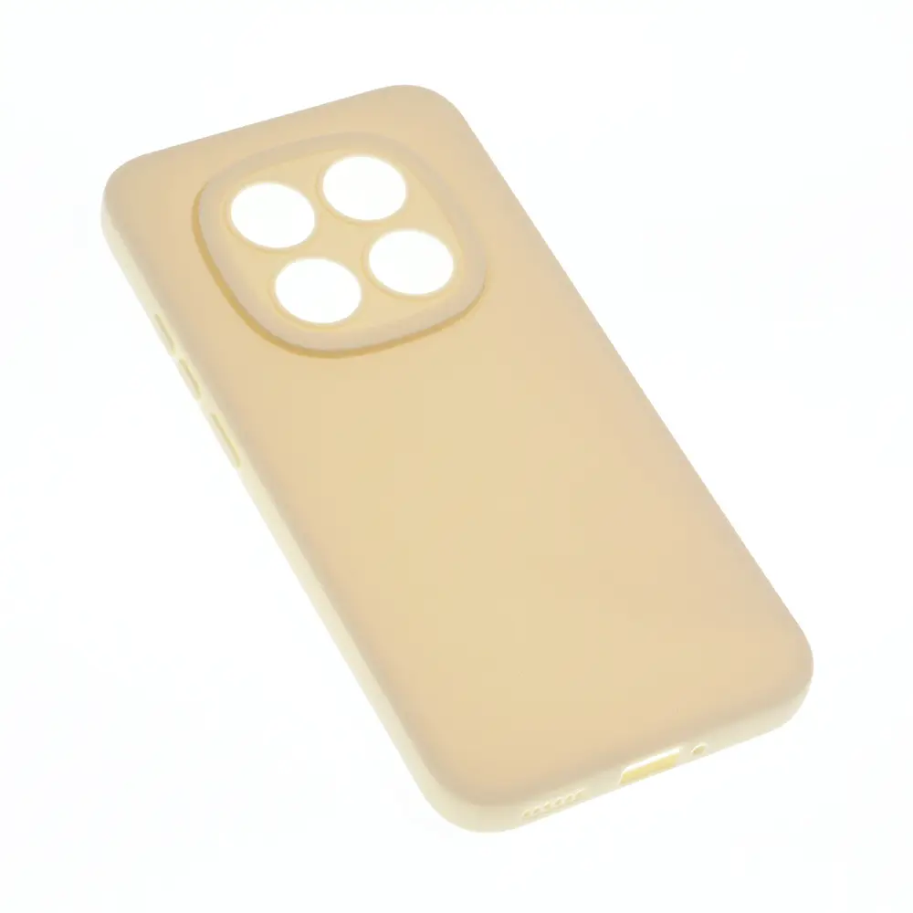 Torbica Silikon Pro Camera za Xiaomi Redmi Note 15 Pro 5G Krem