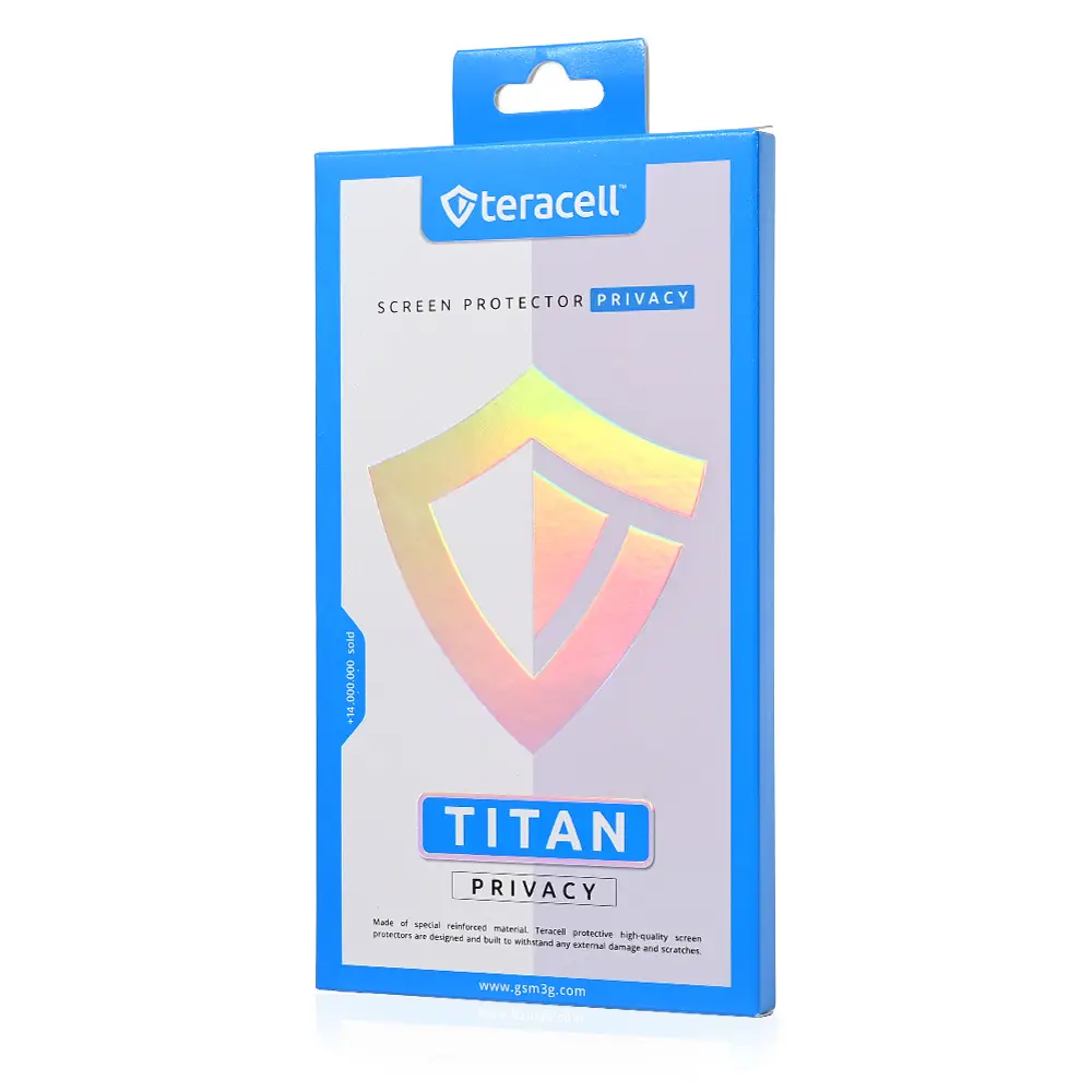 Zastitno Staklo Tempered Glass Privacy Teracell Titan 2.5d za Samsung A576B Galaxy A57 5G Crni