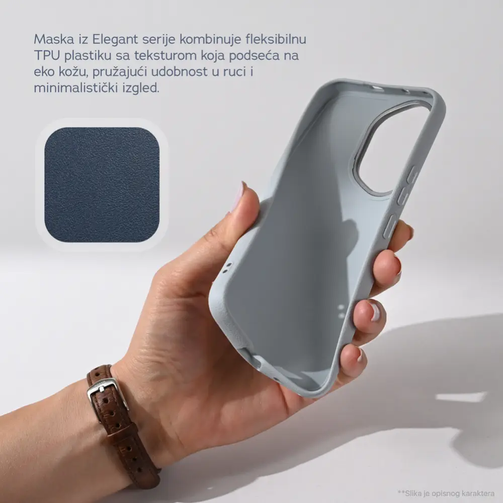 Torbica Elegant za Xiaomi Redmi Note 15 Pro Plus 5G Tamno Plava
