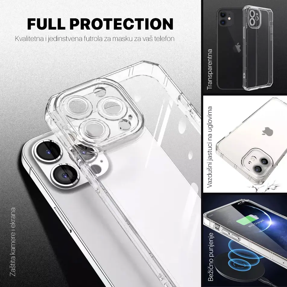 Torbica Full Protection za Samsung A376B Galaxy A37 5G Transparent