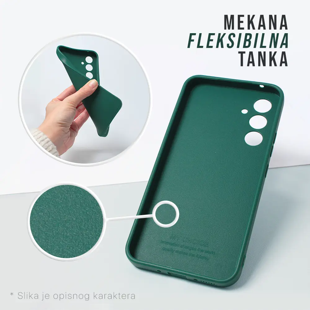 Torbica 3D Camera za Xiaomi Redmi Note 15 5G Tamno Zelena