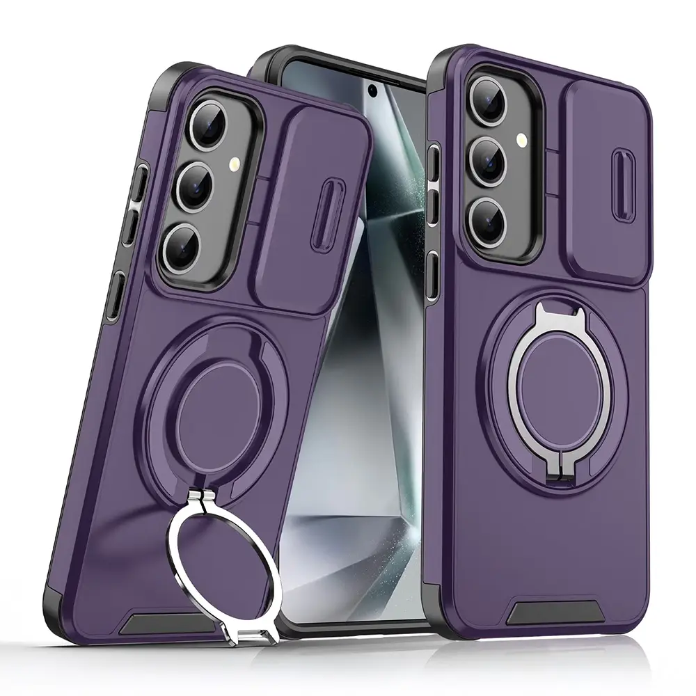 Torbica Camshield Ring Stand za Samsung S941B Galaxy S26 Ljubicasta