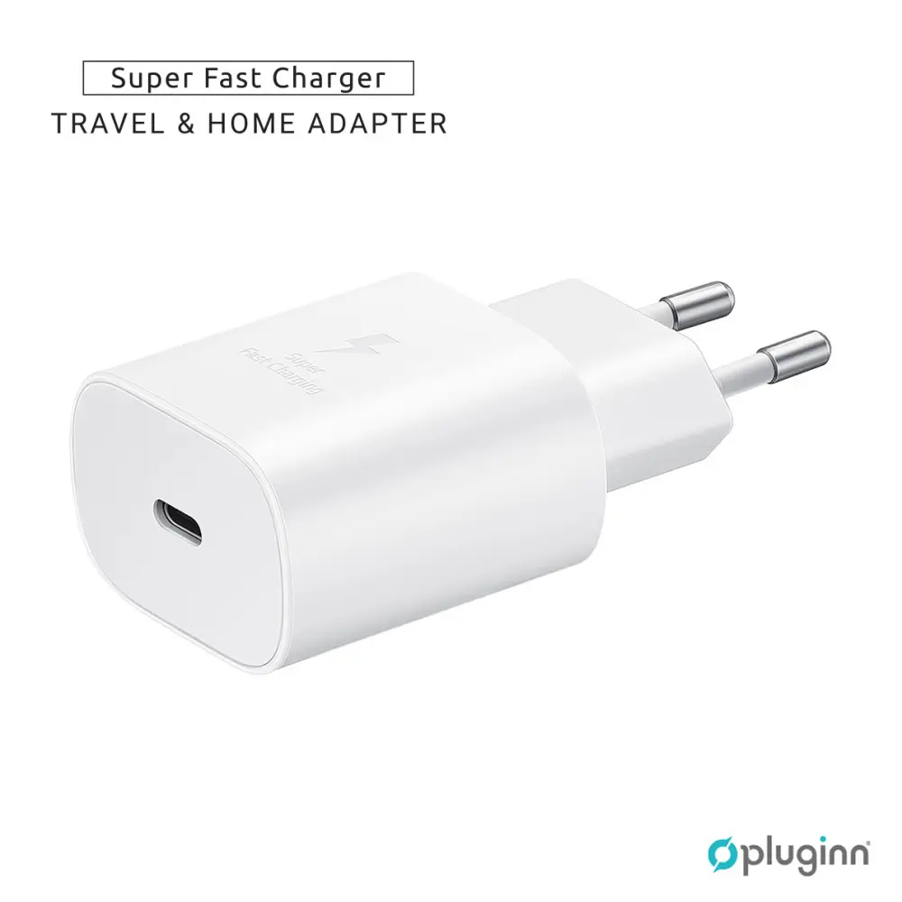 Kucni Punjac Pluginn AJ-25 Kp-614c PD Fast 25W za Samsung Beli CE