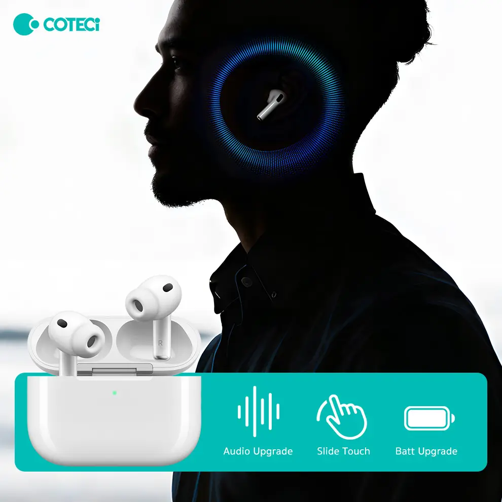 Bluetooth Slusalice Coteci Smart Pods Pro 3 Bele