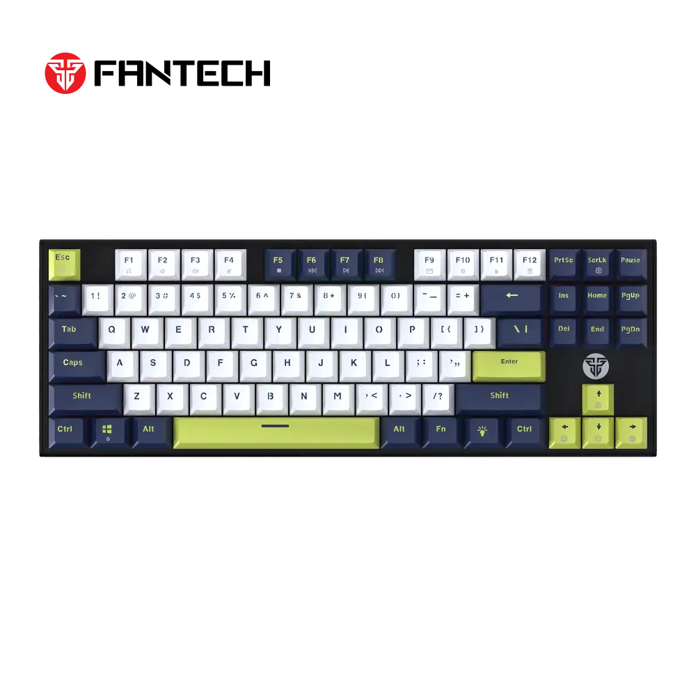 Tastatura Mehanicka Gaming Fantech Mk877s RGB Atom 87S Mori Bela (rosie Switch)