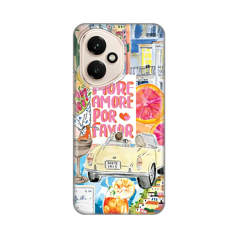 Torbica Silikonska Print za Honor 400 More Amore