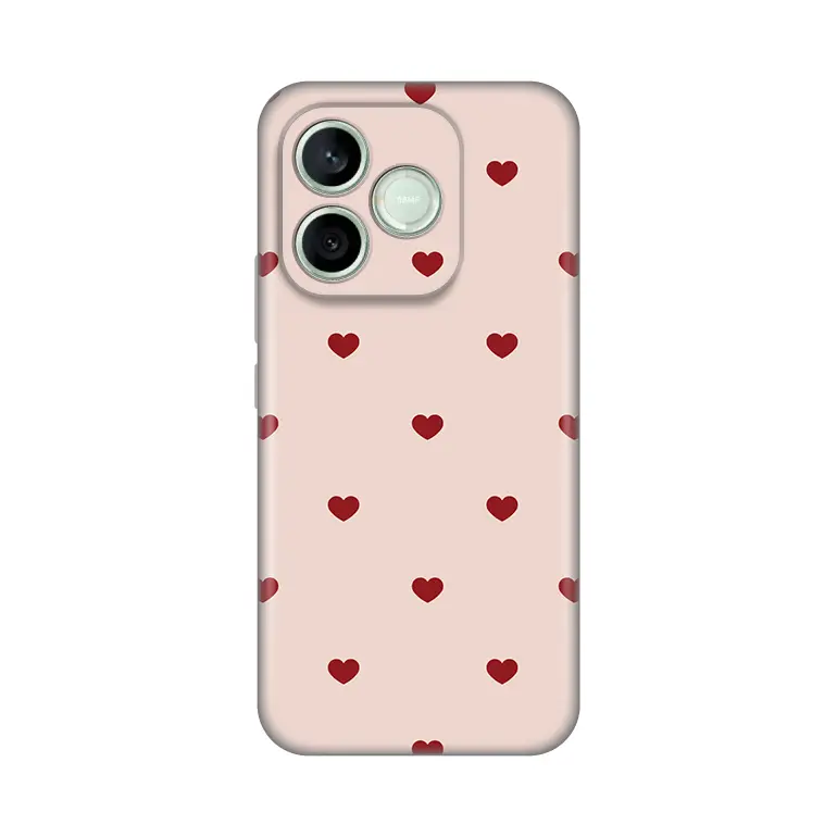 Torbica Silikonska Print za Honor 600 Lite Beige Hearts