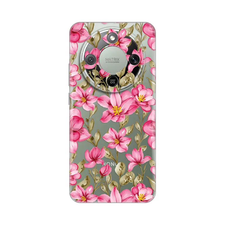 Torbica Silikonska Print za Honor Magic 8 Lite Magnolia