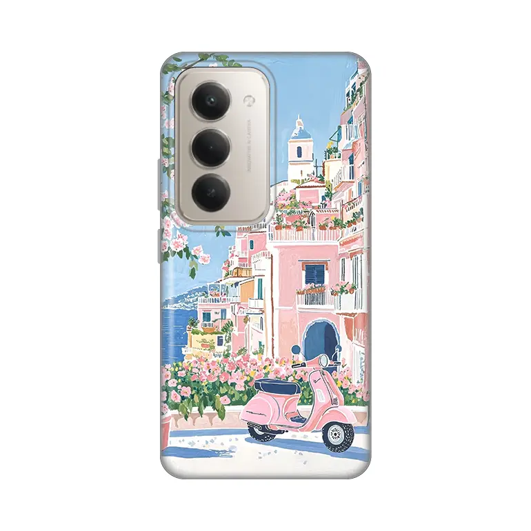 Torbica Silikonska Print za Xiaomi Redmi 15 4G Pink Italy