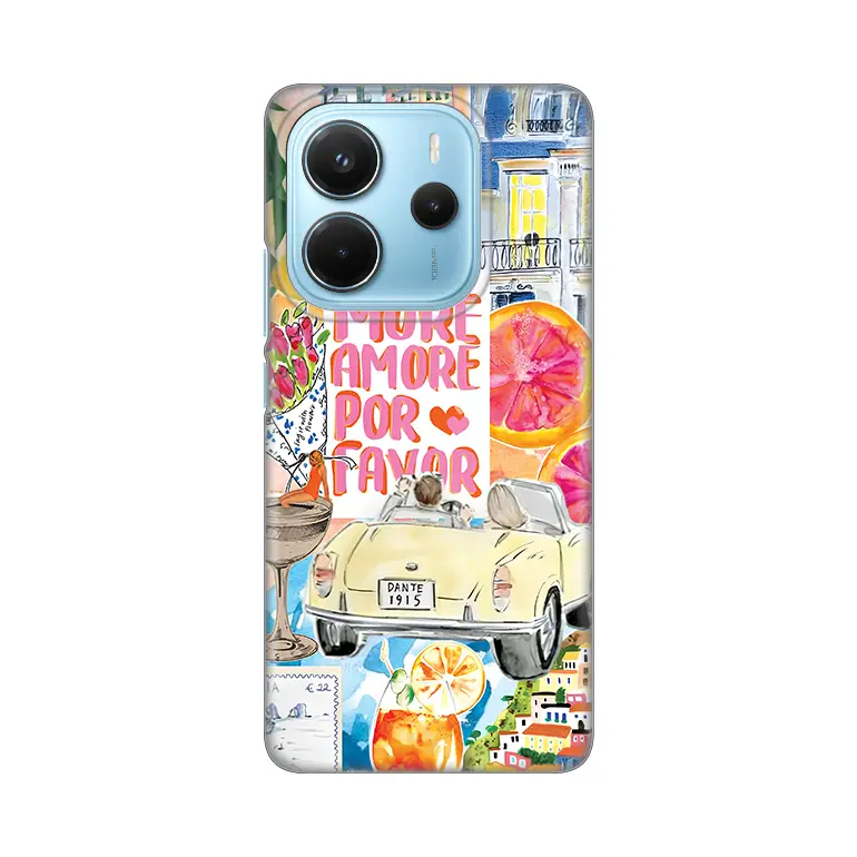 Torbica Silikonska Print za Xiaomi Redmi Note 14 4G (srb) More Amore