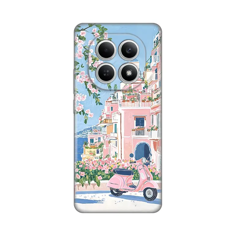 Torbica Silikonska Print za Xiaomi Redmi Note 15 4G Pink Italy