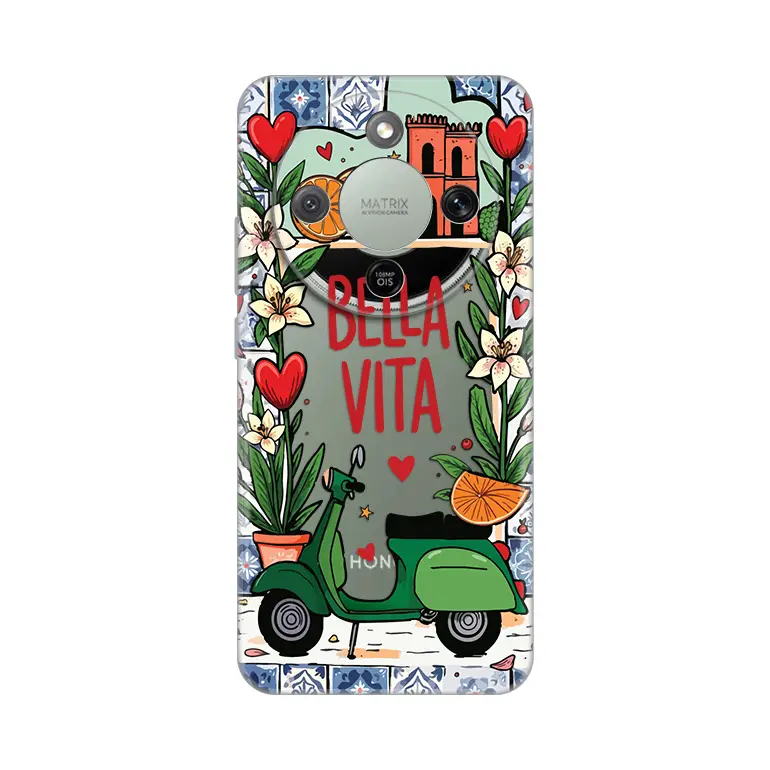 Torbica Silikonska Print Skin za Honor Magic 8 Lite Bella Vita