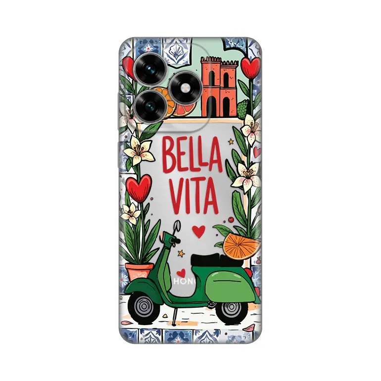 Torbica Silikonska Print Skin za Honor X5C Plus Bella Vita