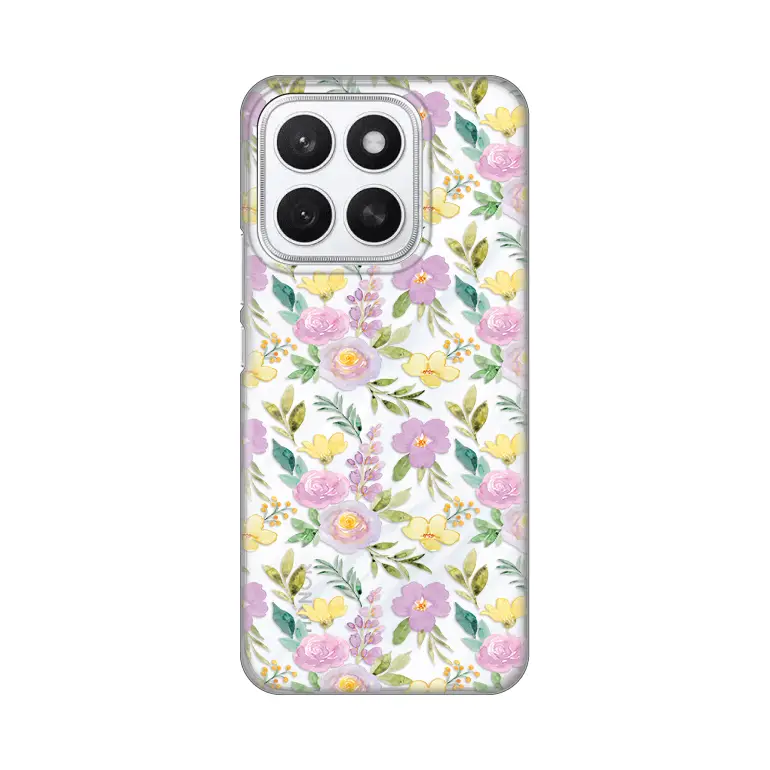 Torbica Silikonska Print Skin za Honor X8C Soft Flowers