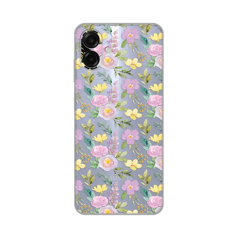 Torbica Silikonska Print Skin za Samsung A075F Galaxy A07 Soft Flowers