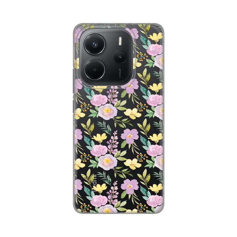 Torbica Silikonska Print Skin za Xiaomi Redmi Note 14 4G (srb) Soft Flowers