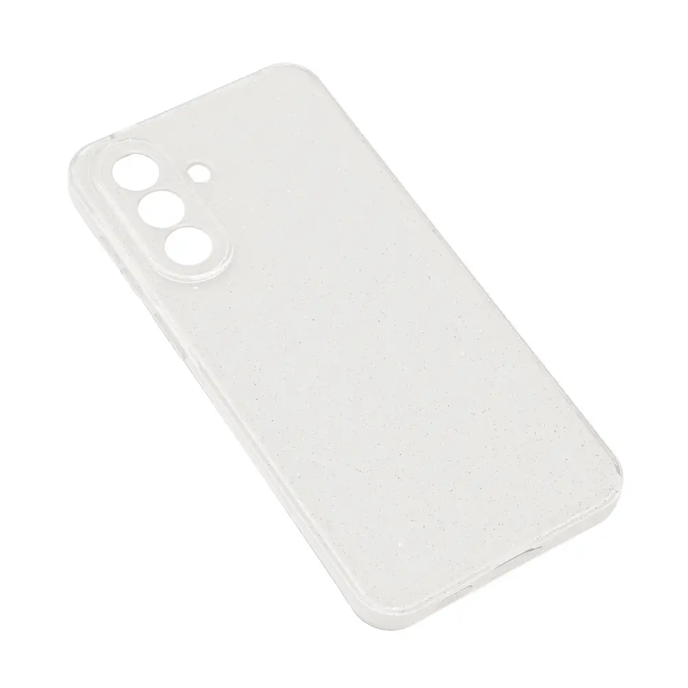 Torbica Sparkle Dust za Samsung A576B Galaxy A57 5G Bela