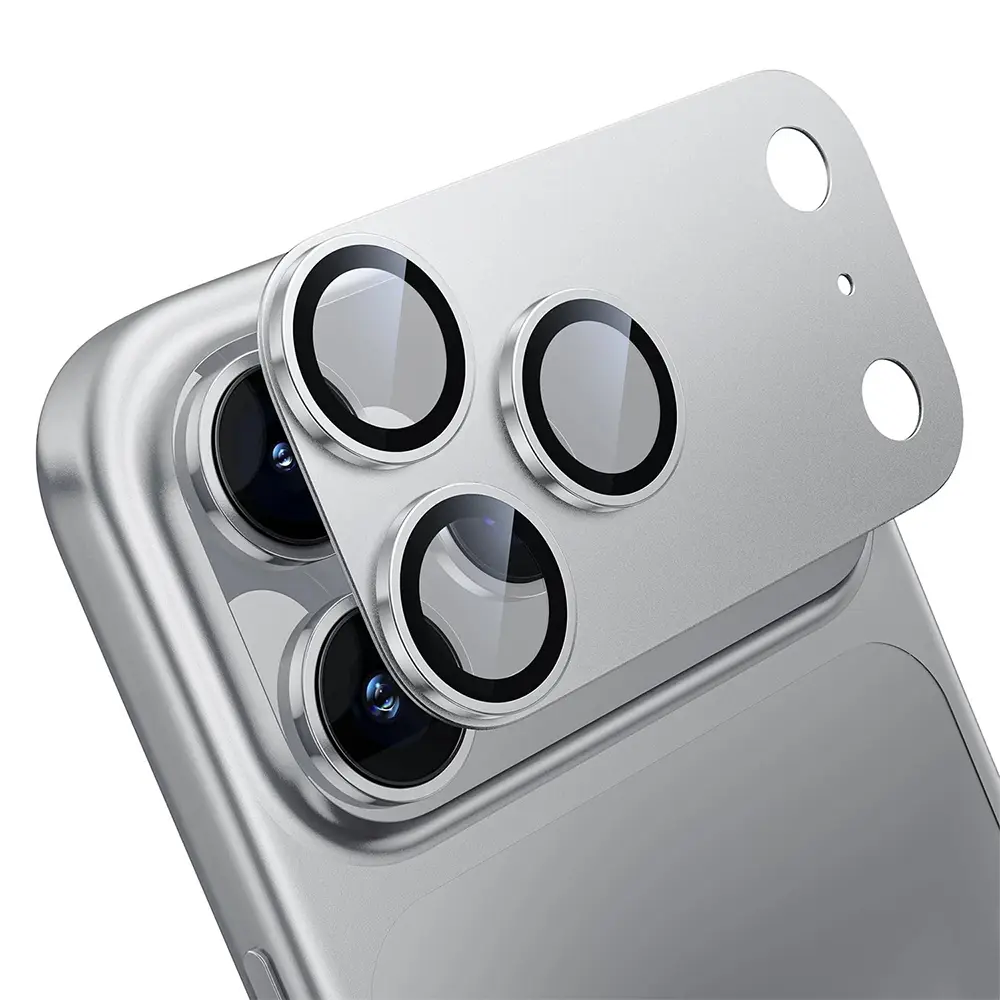 Zastita Kamere Full Cover za Iphone 17 Pro Srebrna