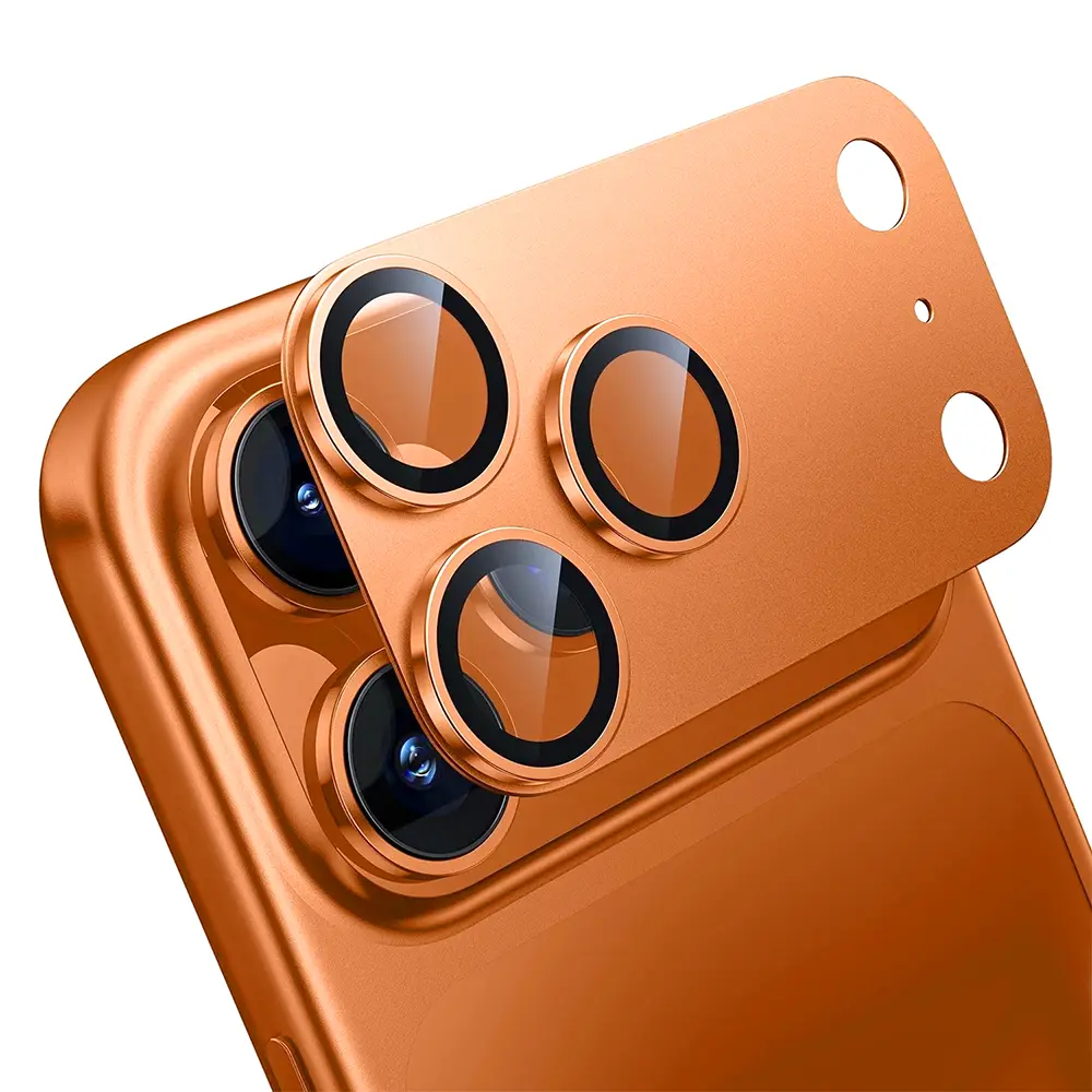 Zastita Kamere Full Cover za Iphone 17 Pro Narandzasta