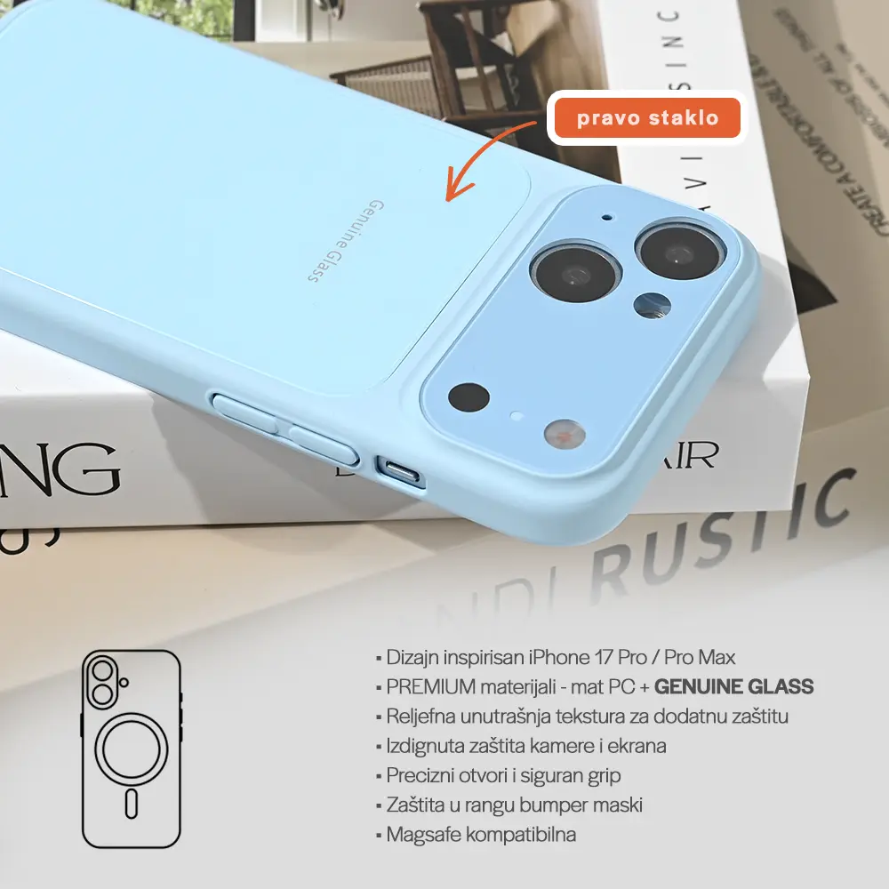 Torbica Magsafe Glowup za Iphone 13/14 6.1 Siva