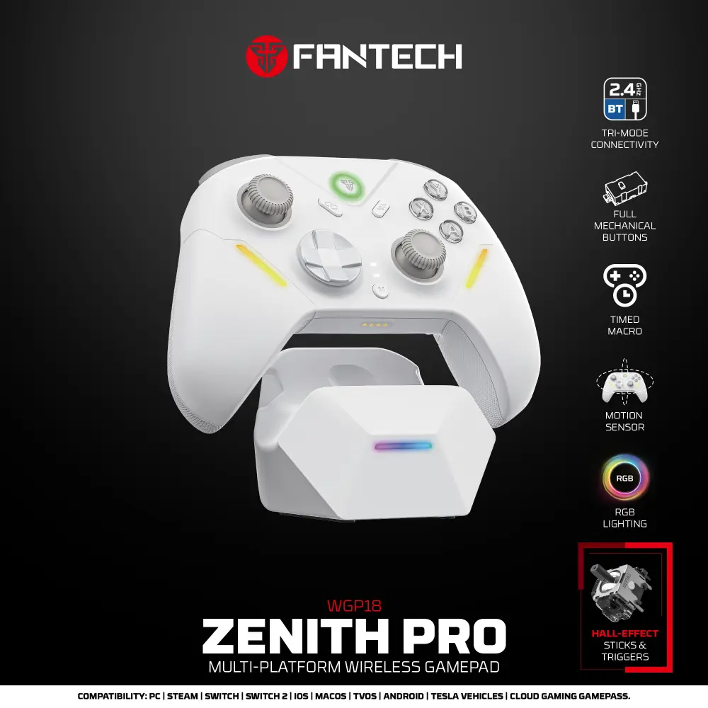 Joypad Wireless Fantech WGP18 Zenith PRO Beli