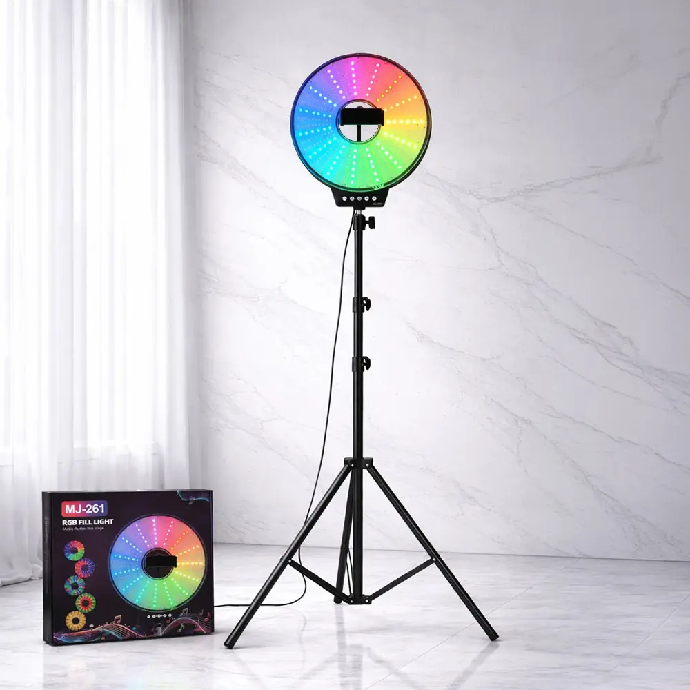LED Lampa RGB MJ261 sa Drzacem za Mobilni Telefon