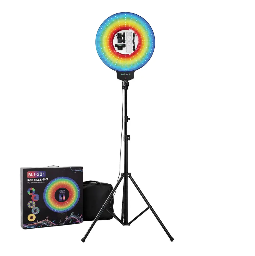 LED Lampa RGB MJ321 sa Drzacem za Mobilni Telefon