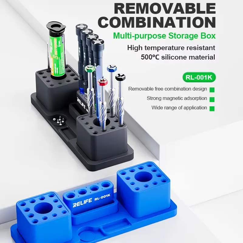Stalak za Alate Relife Rl-001k Silicone All In One Tamno Sivi