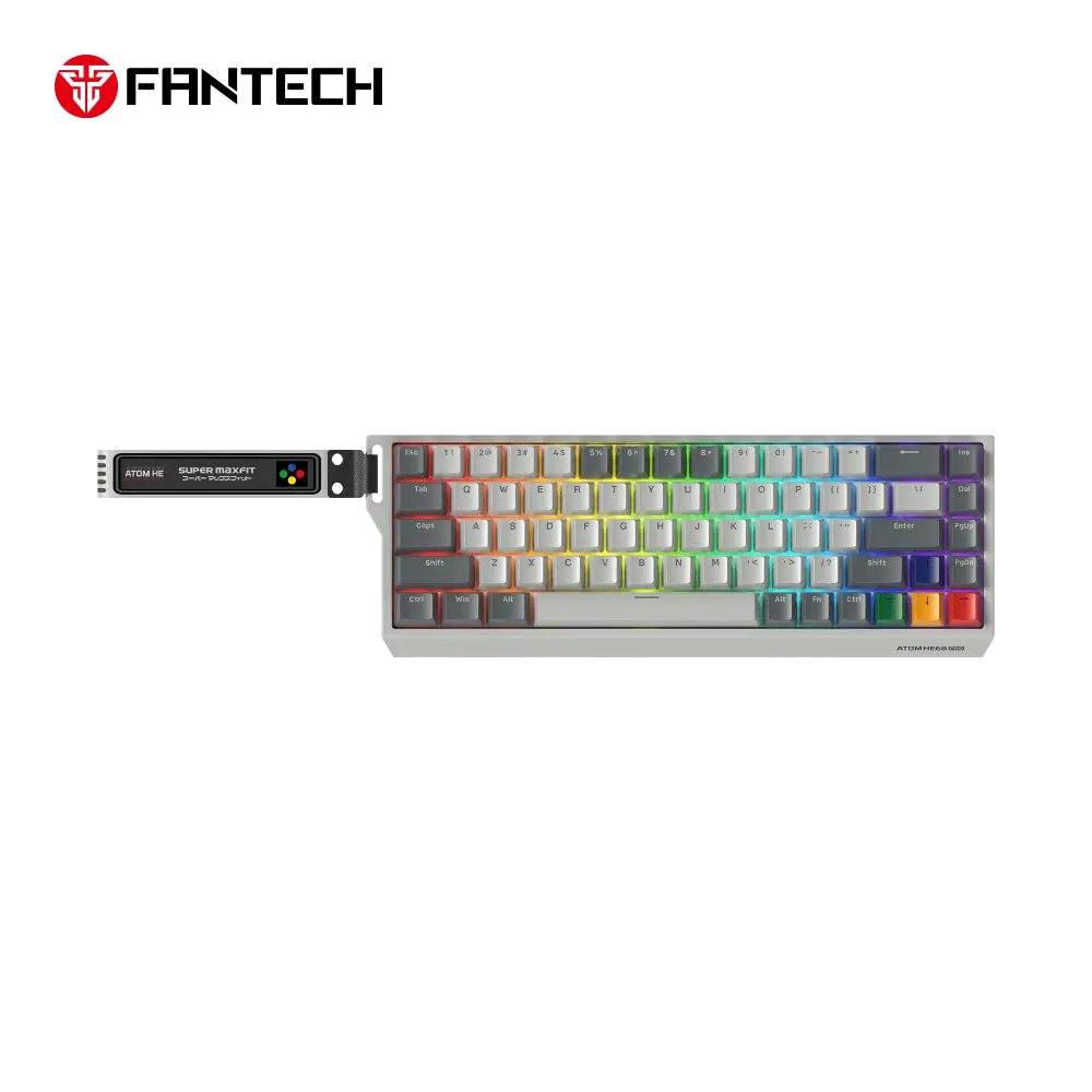 Tastatura Wired Magnetic Gaming Fantech MK922 Atom HE68 Pro Super Maxfit Siva (emerald Switch)