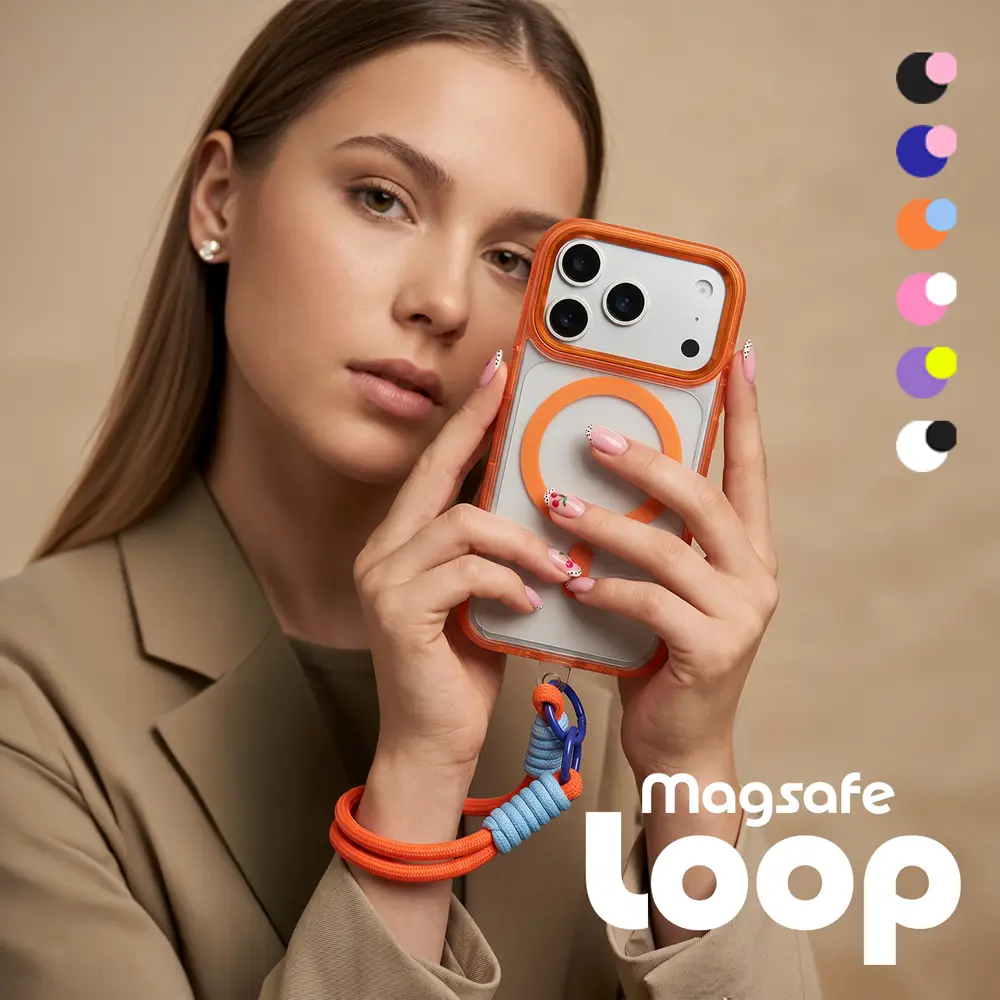 Torbica Magsafe Loop za Iphone 17 Pro Max 6.9 Tamno Plava