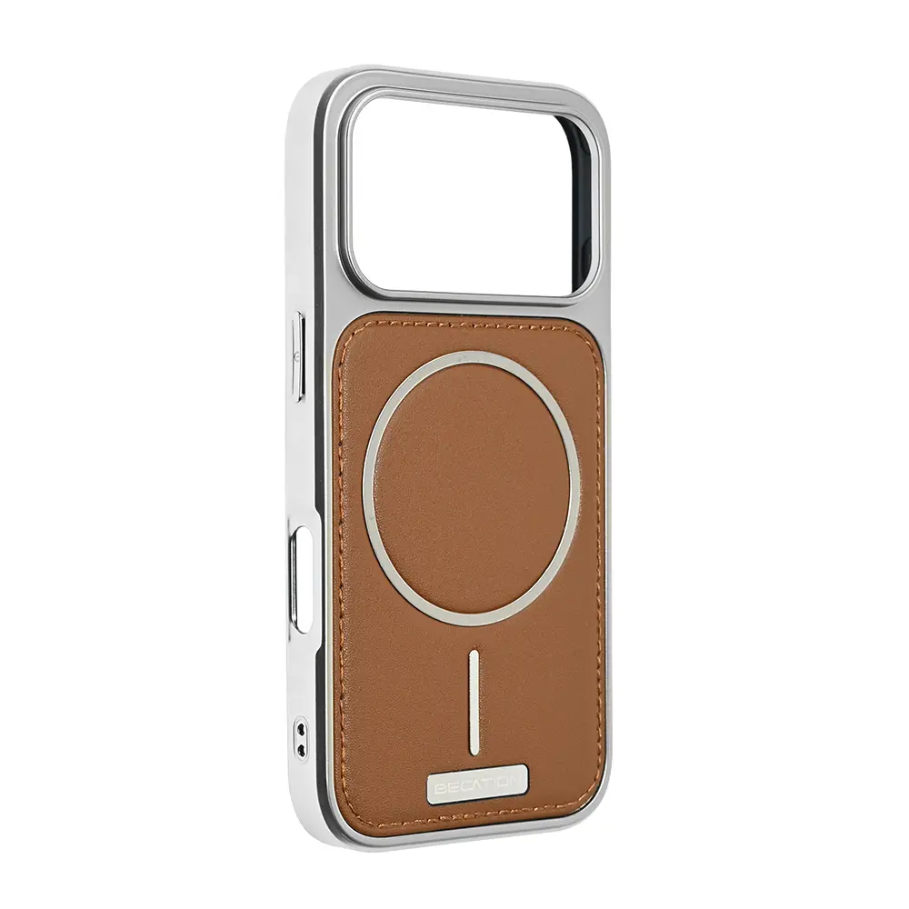 Torbica Magsafe Urban Leather za Iphone 17 Pro 6.3 Braon