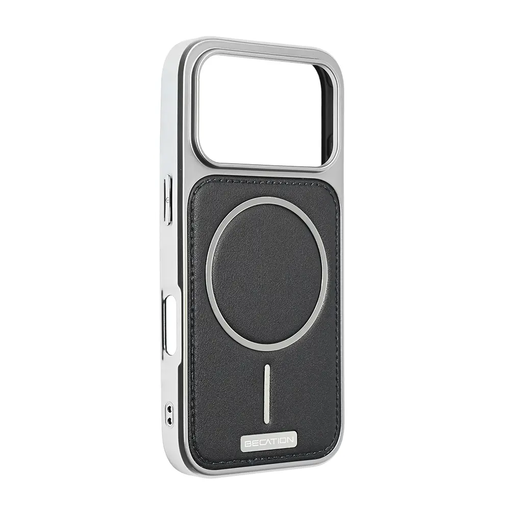 Torbica Magsafe Urban Leather za Iphone 17 Pro 6.3 Crna