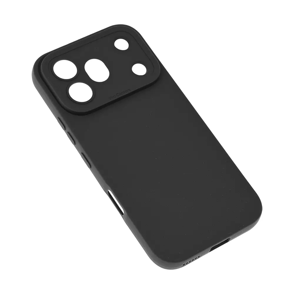 Torbica Silikon Pro Camera za Honor 600 Pro Crna