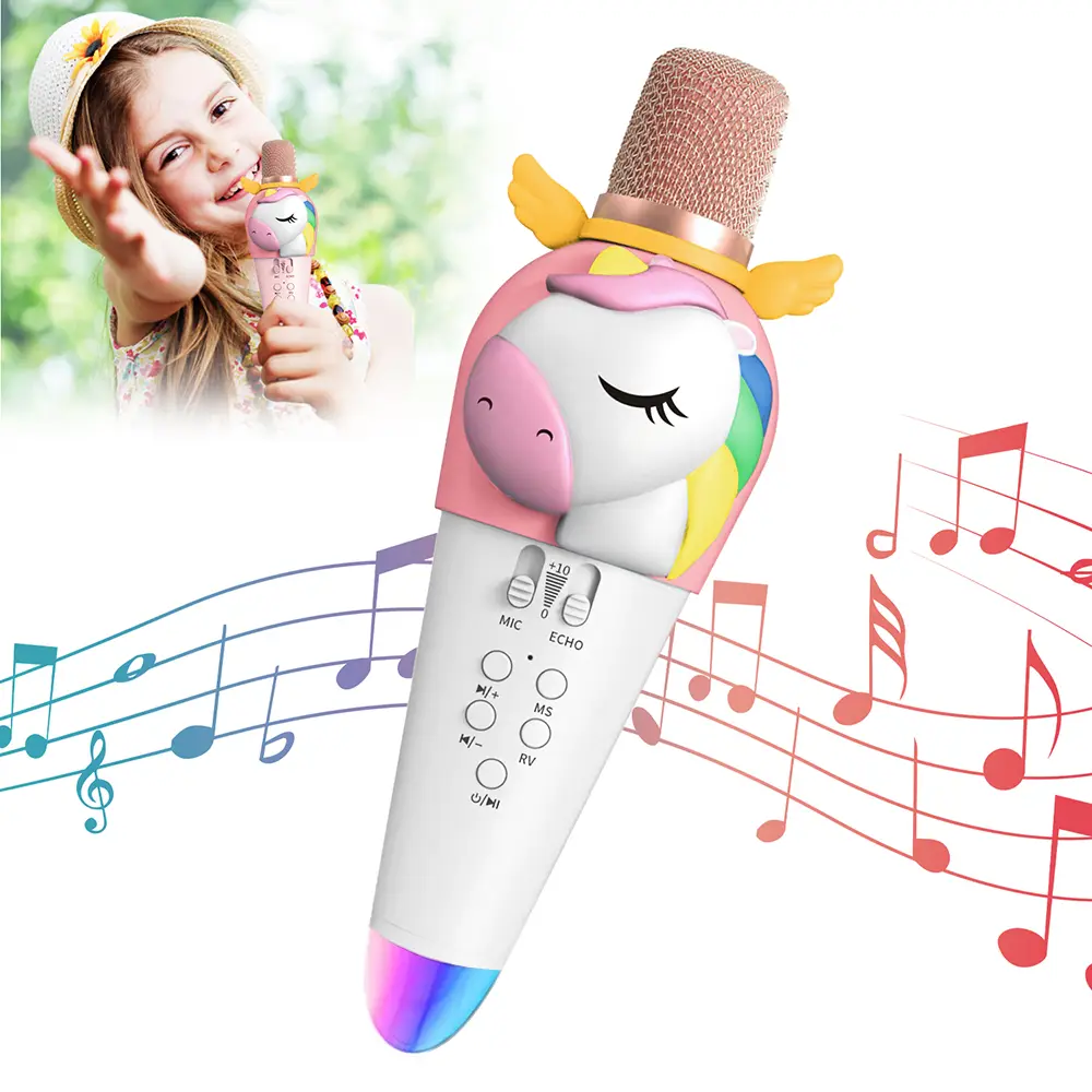 Bluetooth Mikrofon Unicorn Beli