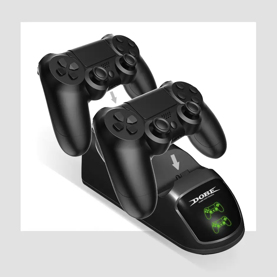 DOBE Tp4-889 Punjac za PS4 Kontrolere Dual Crni