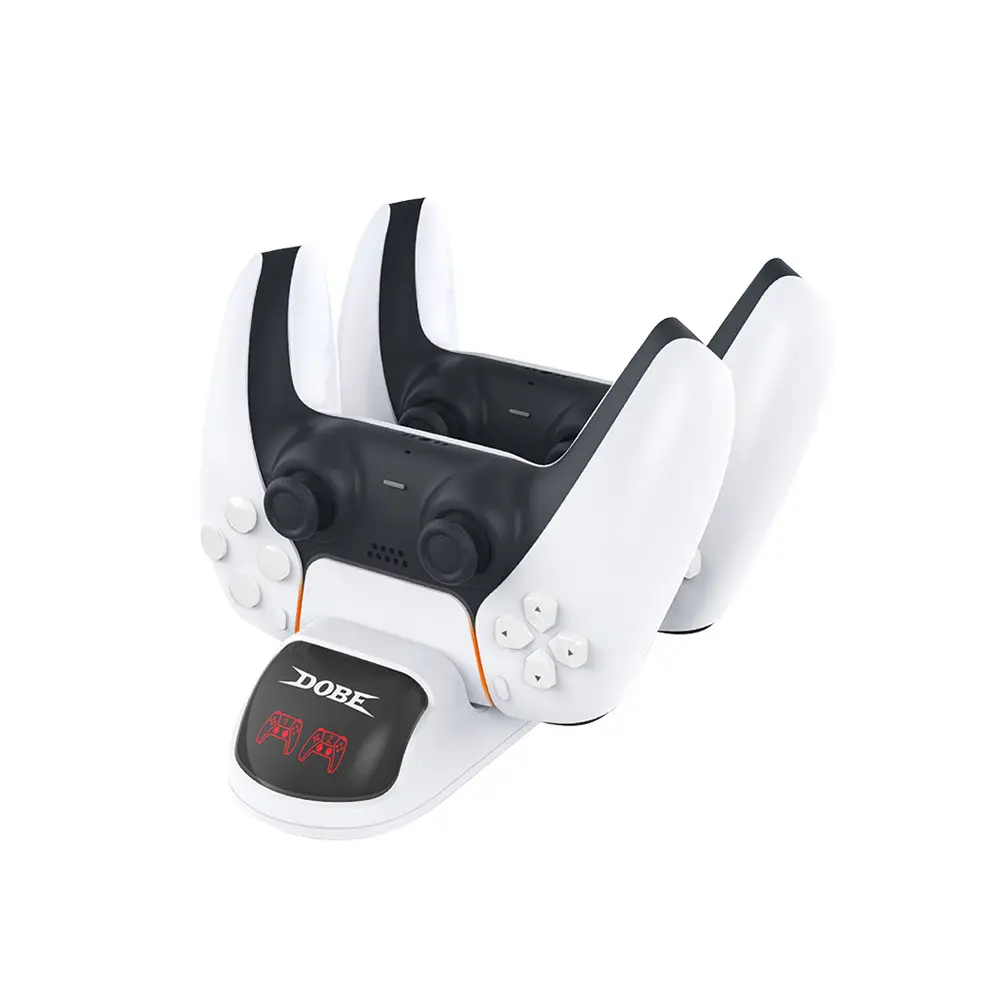 DOBE Tp5-0506 Punjac za PS5 Kontrolere Dual Beli