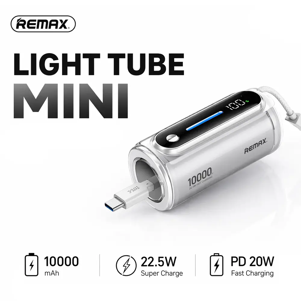 Power Bank Prenosiva Baterija Remax PD 22.5w Wp-117 10000mah Siva