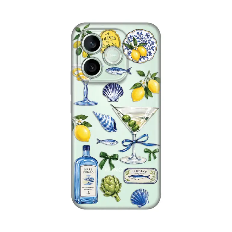 Torbica Silikonska Print za Honor 600 Lite Mediterranean Martini