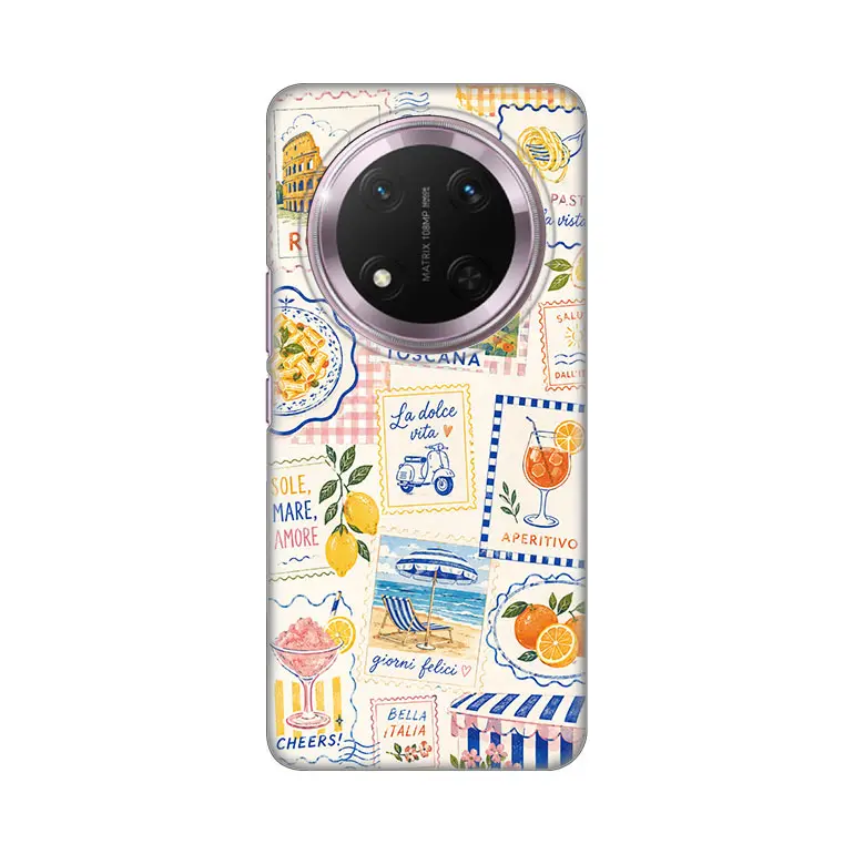 Torbica Silikonska Print za Honor Magic 7 Lite Toscana Collage