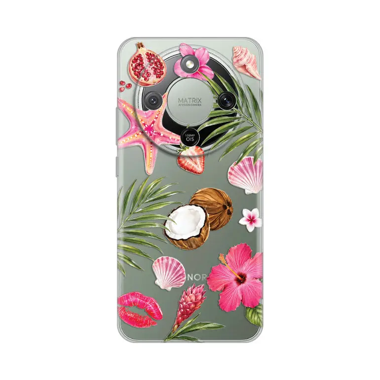 Torbica Silikonska Print za Honor Magic 8 Lite Coconut Paradise