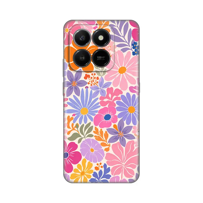 Torbica Silikonska Print za Honor X7D 4g/400 Smart 5G Sunny Petals