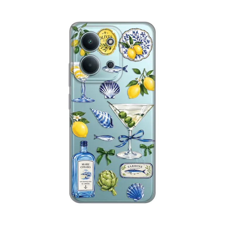 Torbica Silikonska Print za Xiaomi Redmi 15C 4G Mediterranean Martini